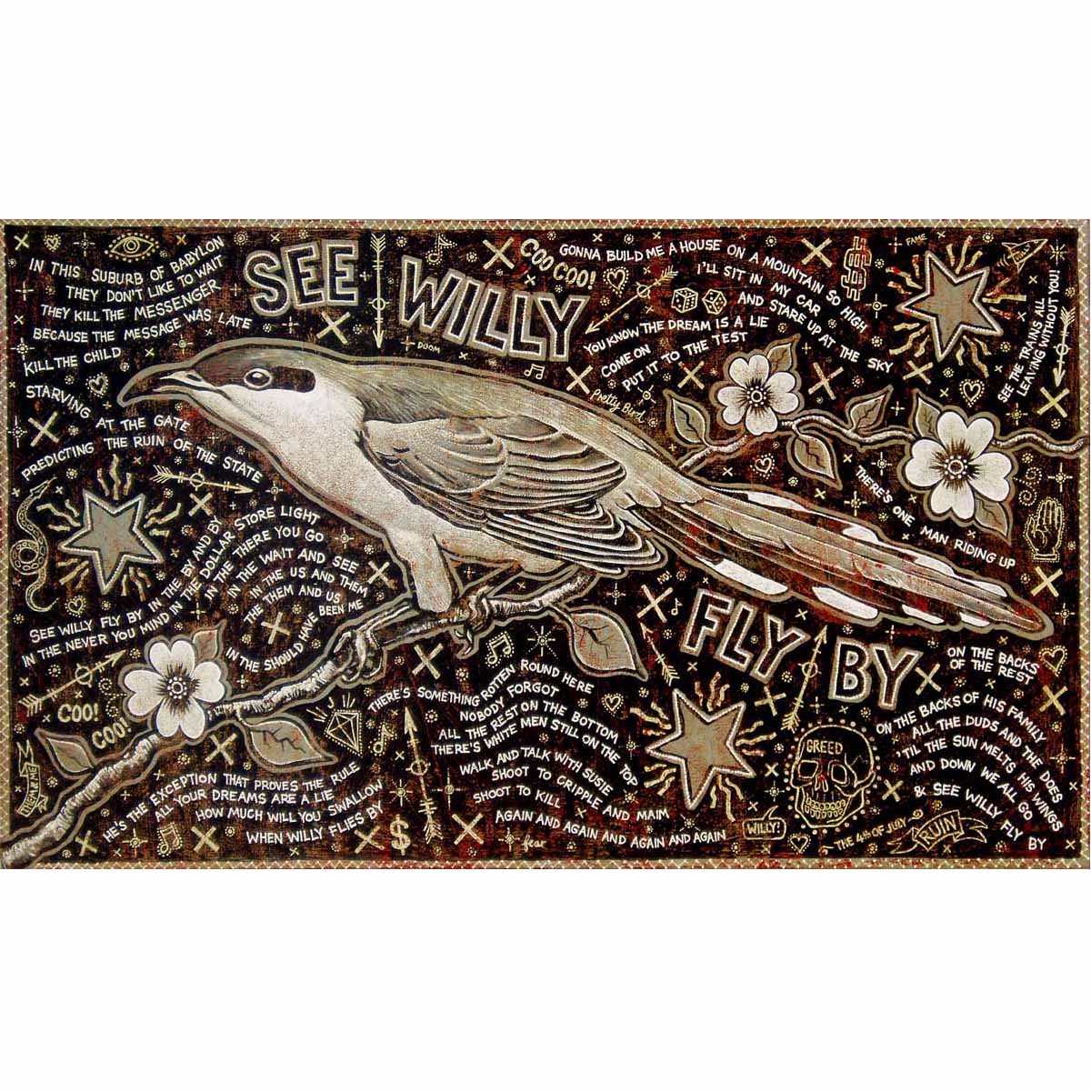 Jon Langford – Song Print #8: See Willy Fly By