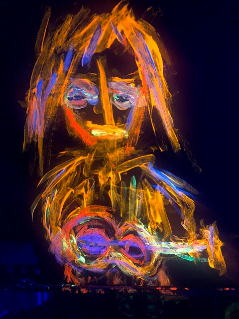 Steve Wynn's Black Light Paintings