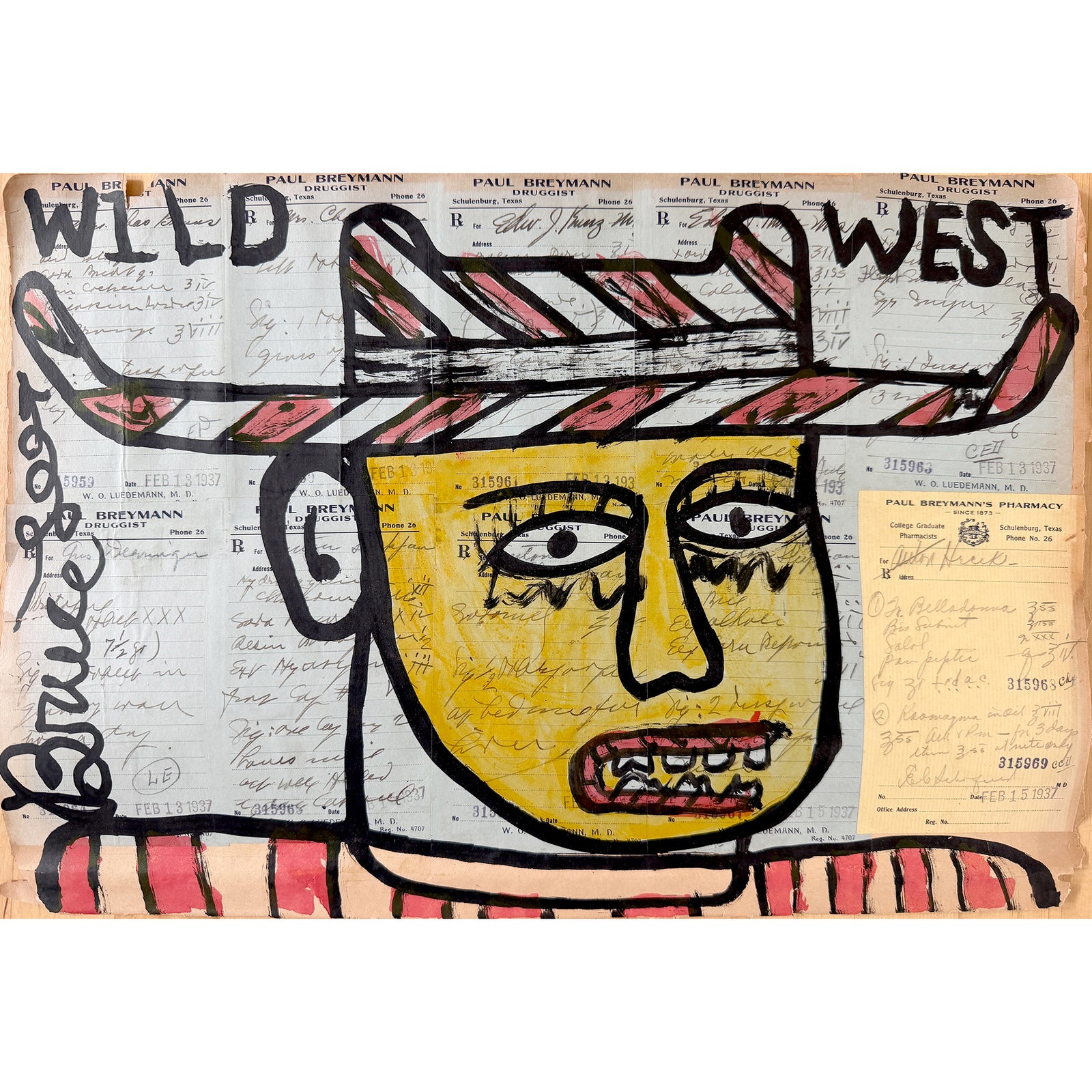 Wild West (striped hat) Bruce Lee