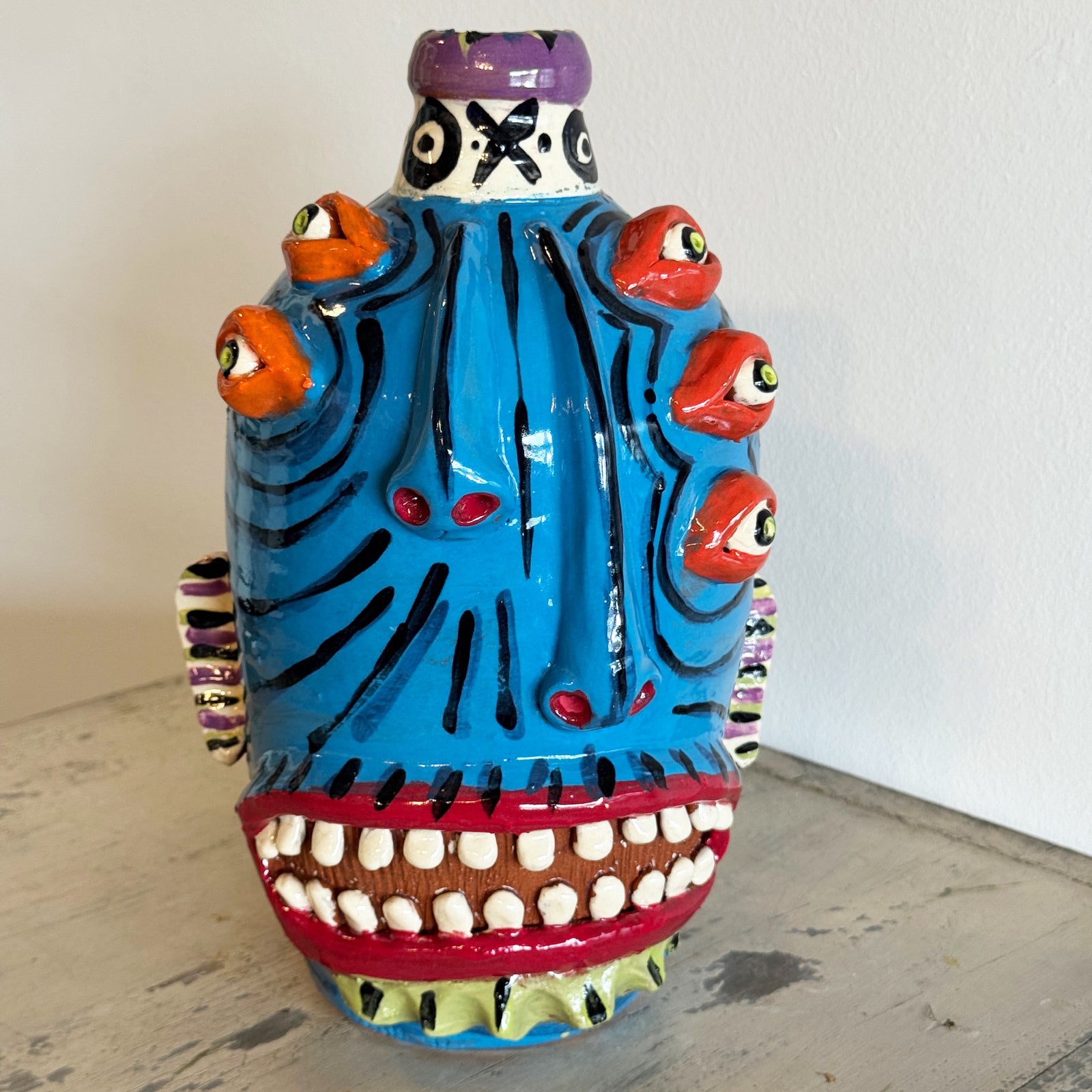 Blue 5 Eyes Carl Block