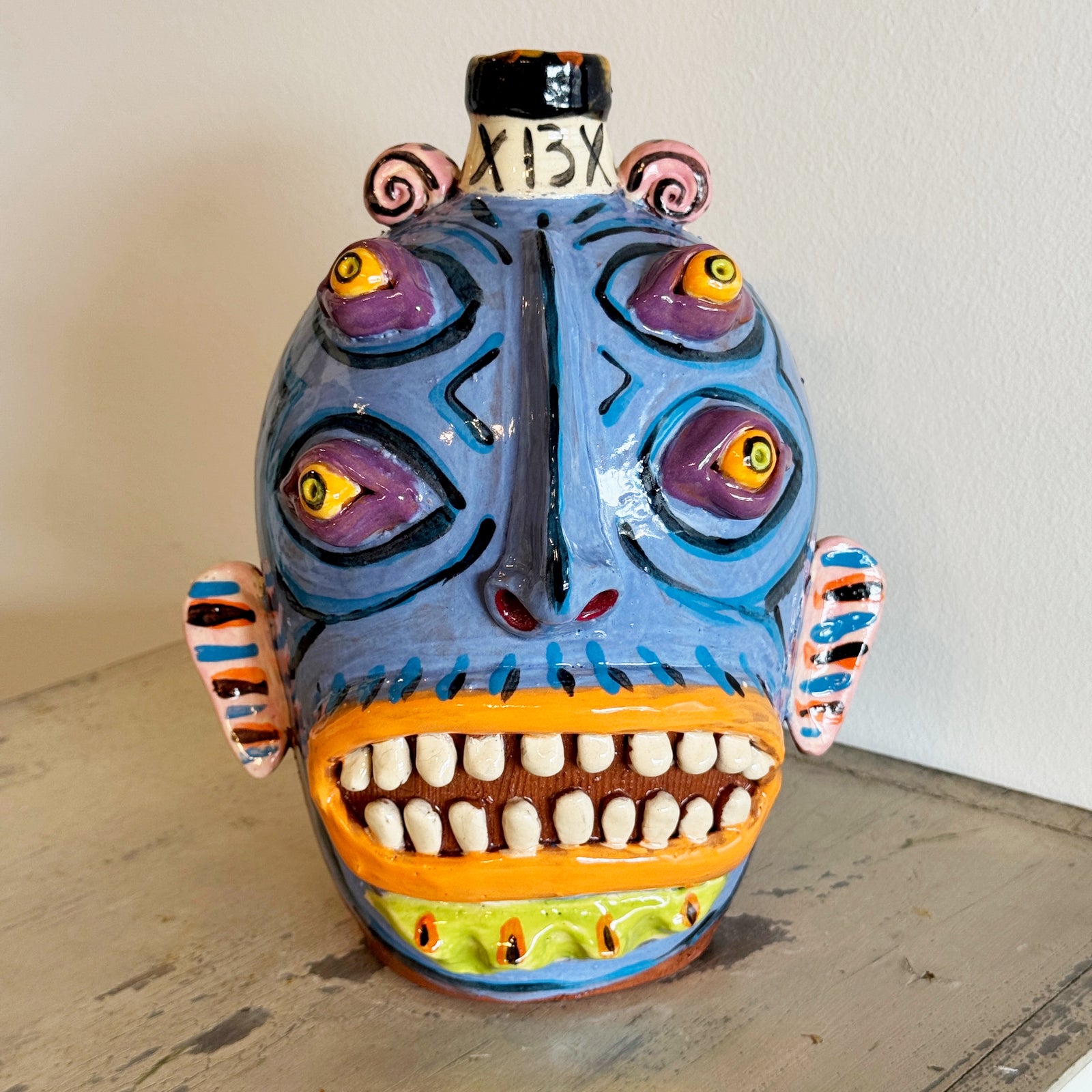 Blue 4 Eyes Carl Block