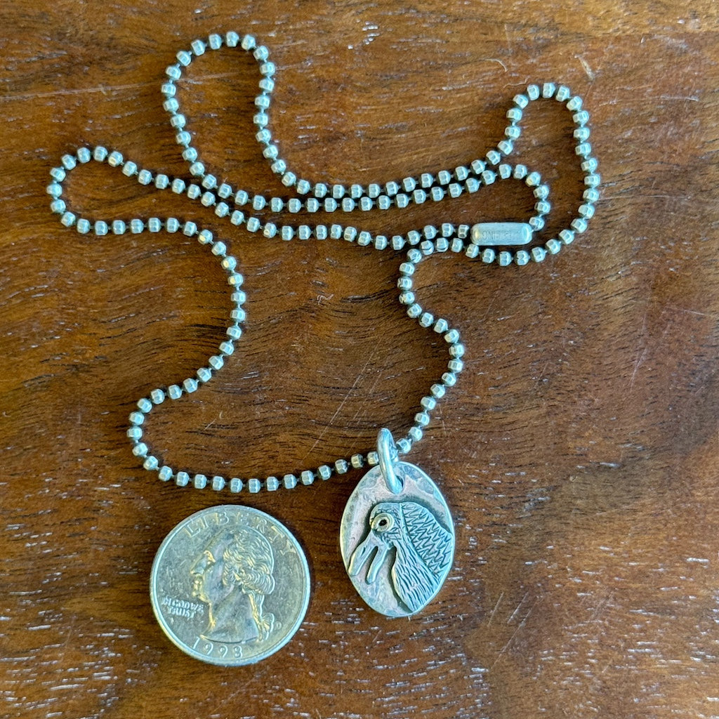 Bird w/ Gold Necklace Margaret Sullivan