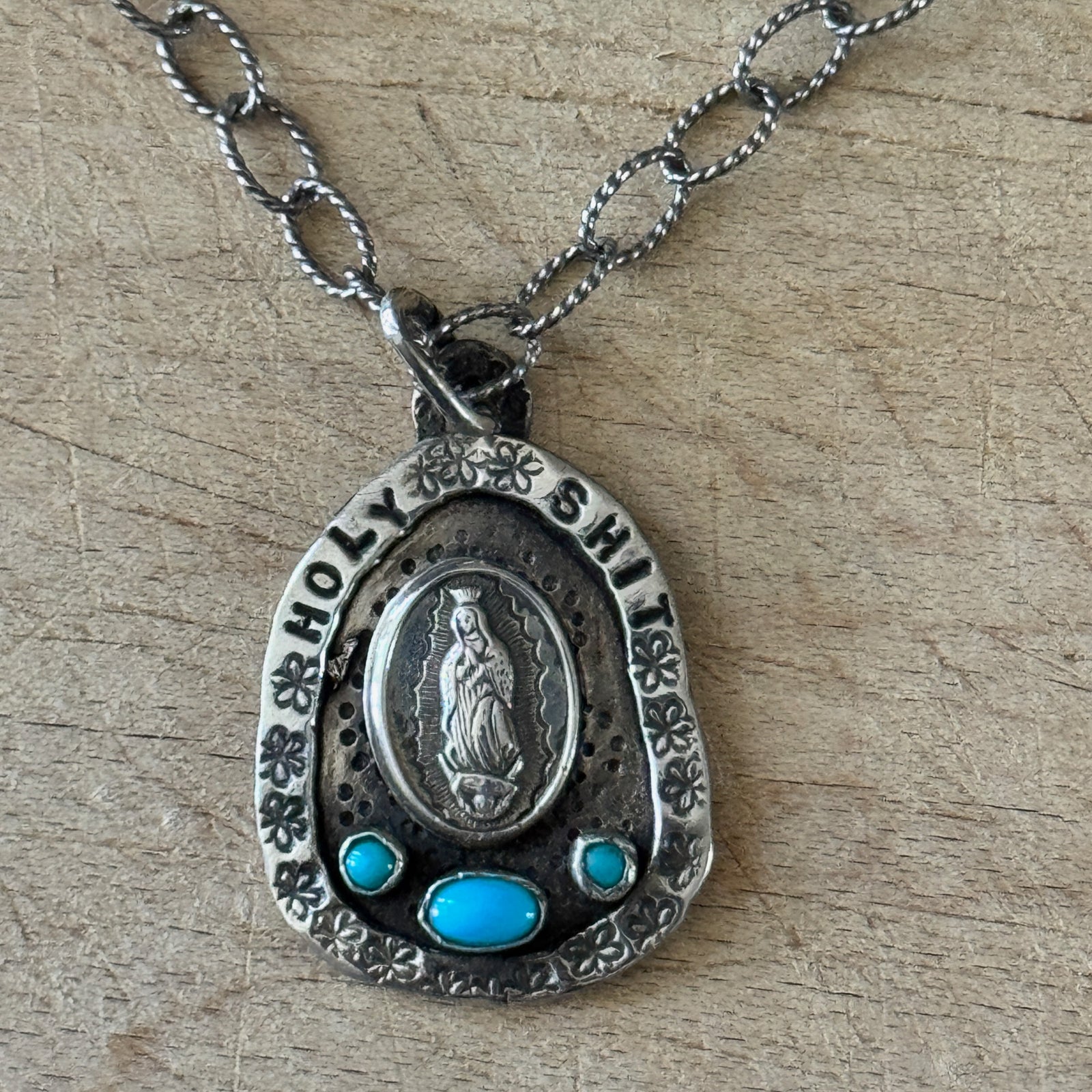 Holy Shit w/ Turquoise Necklace Margaret Sullivan