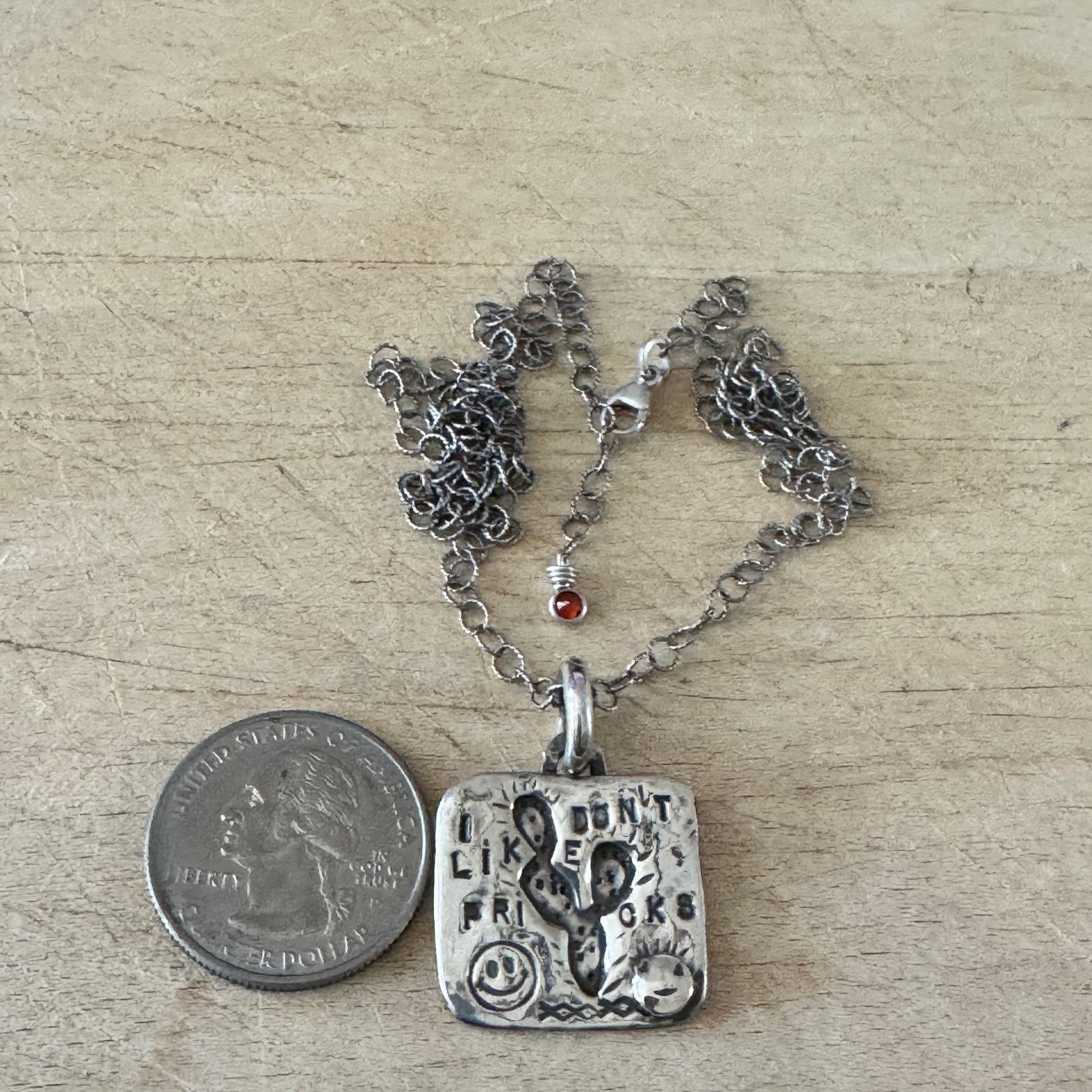 I Don't Like Pricks Cactus Necklace Margaret Sullivan