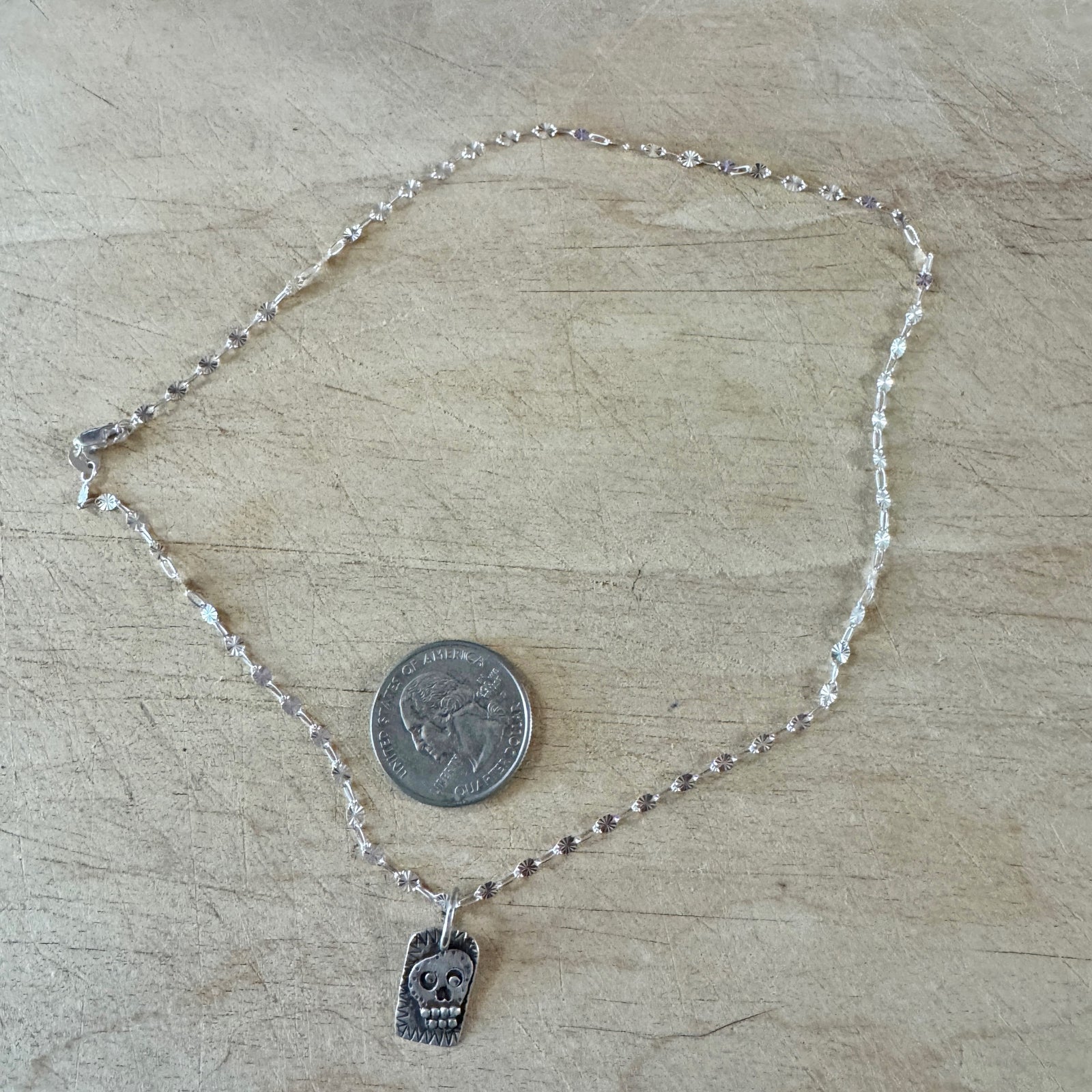 Tiny Skull Necklace Margaret Sullivan