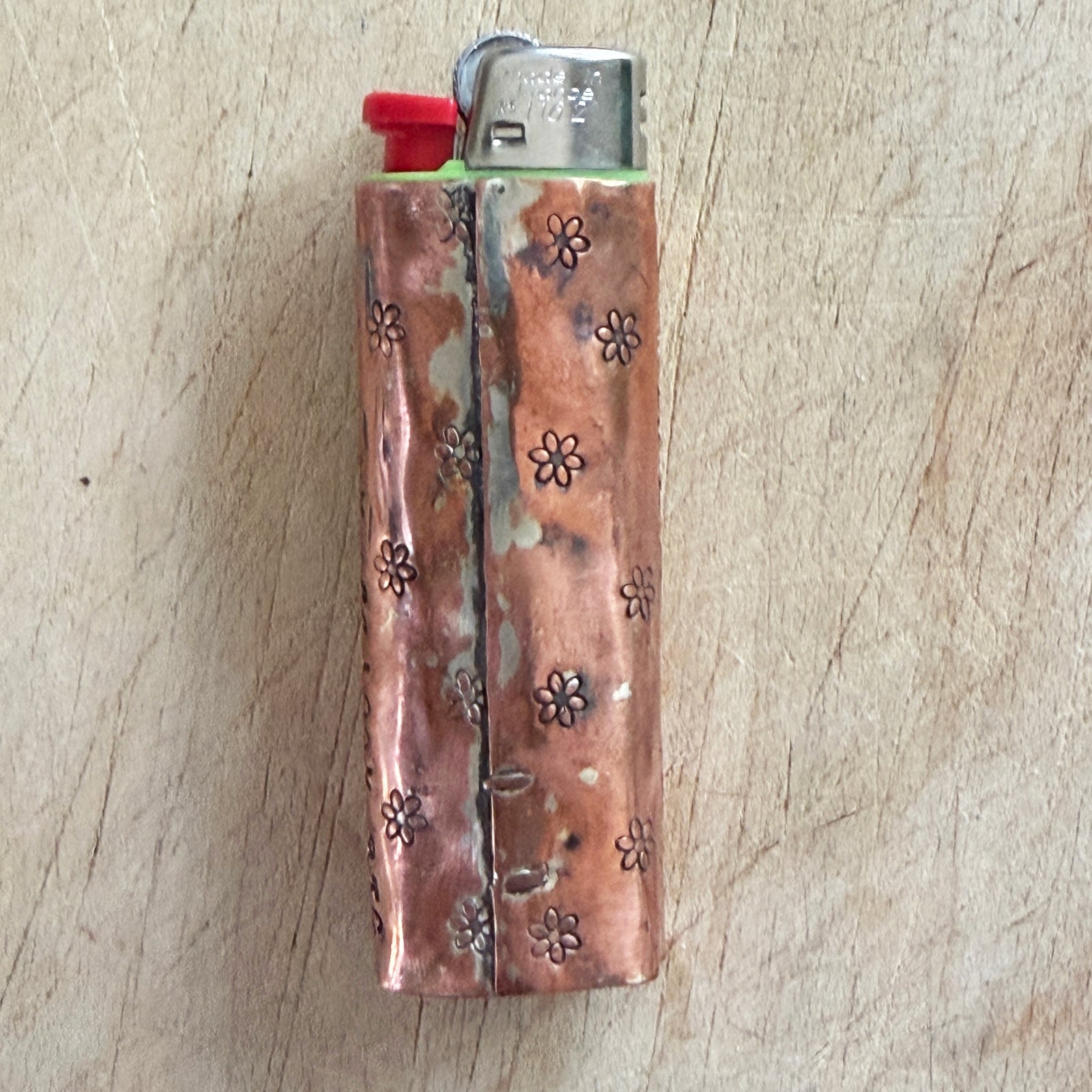 Brass & Copper Lighter - Cowgirl Margaret Sullivan