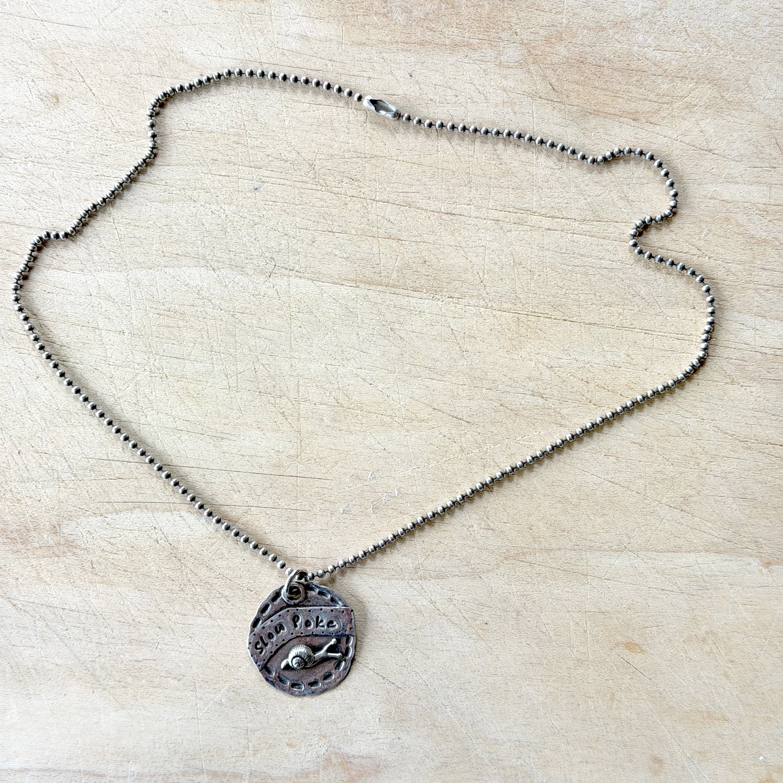 Silver Slow Poke Necklace Margaret Sullivan