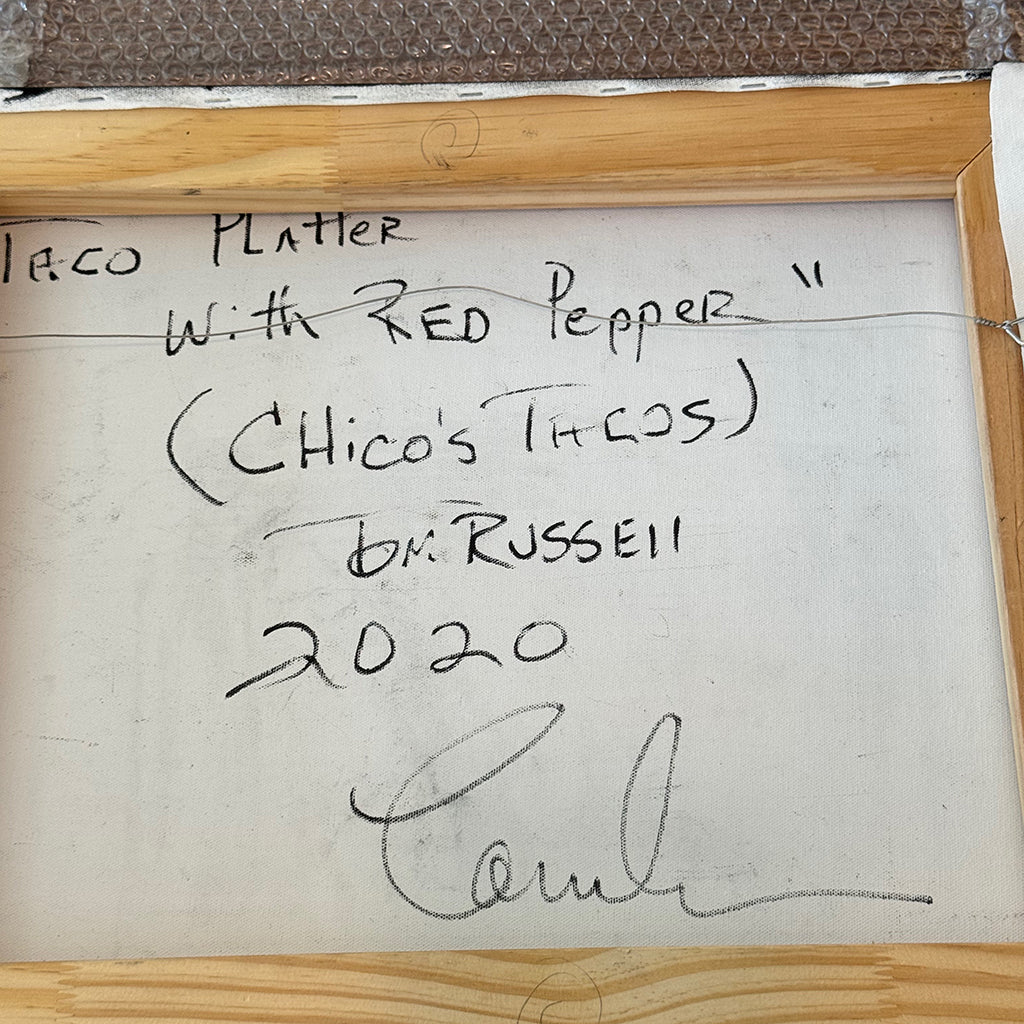 Taco Platter With Red Peppers Tom Russell