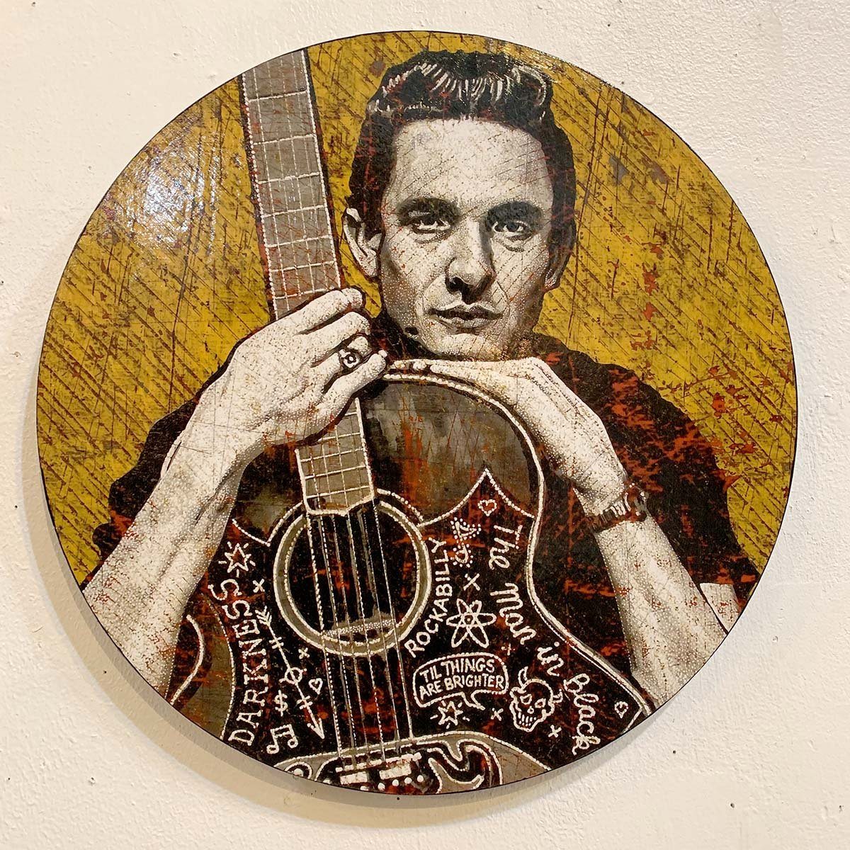 Cash - Man In Black - Round Jon Langford