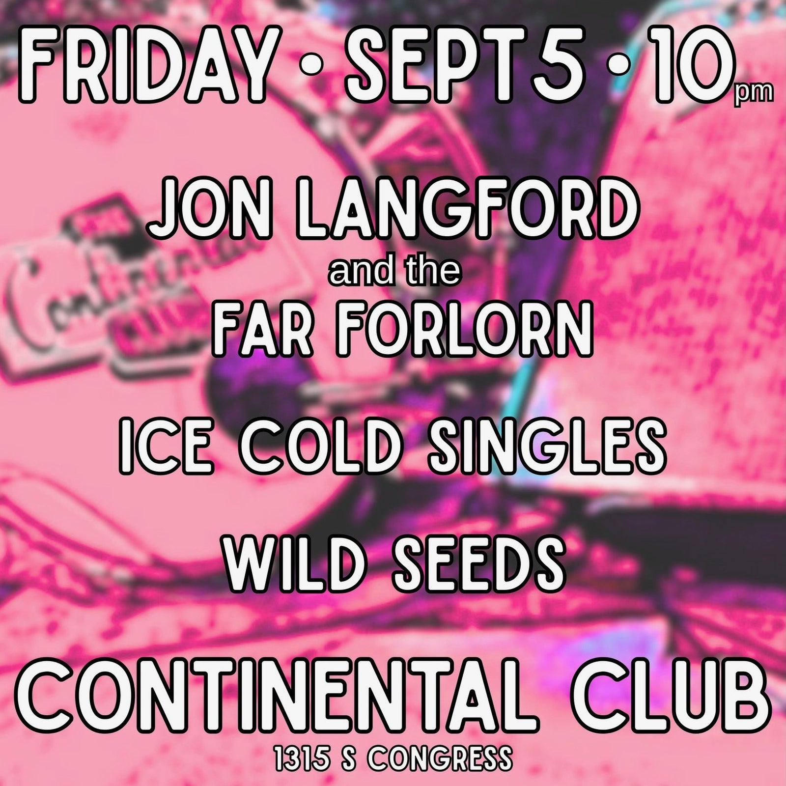 Jon Langford at the Continental Club