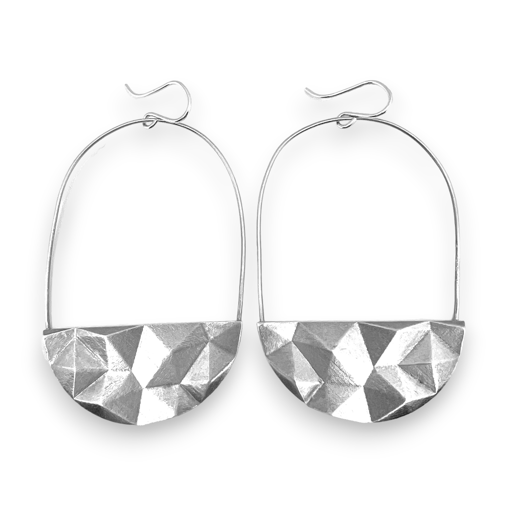 Voronoi Peaks Half Moon Front Facing Dangles Erika Novak
