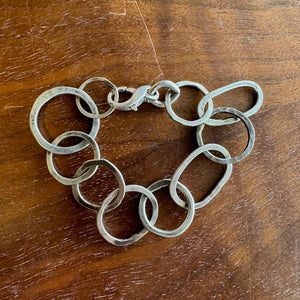 Silver Circle Chain Bracelet Margaret Sullivan