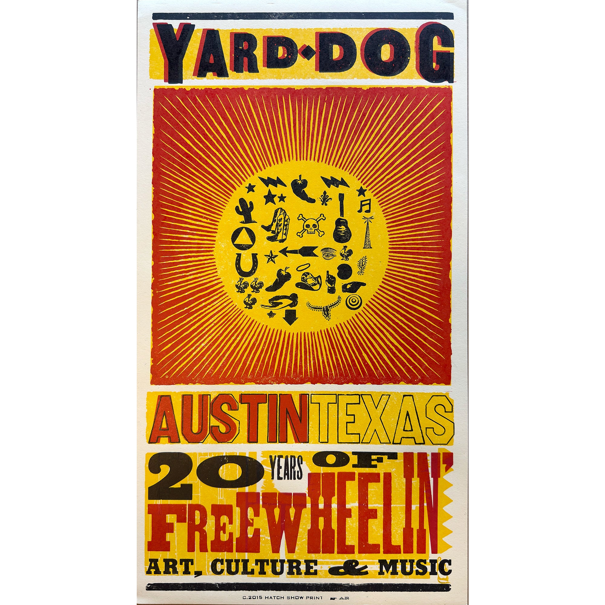 Yard Dog Hatch Show Print Poster Yard Dog