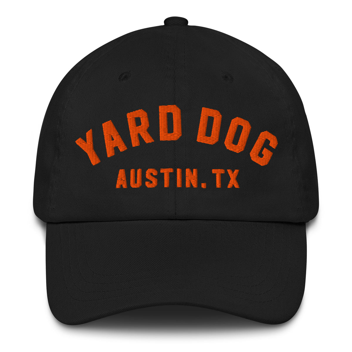 Yard Dog Orange On Black Yard Dog Gallery