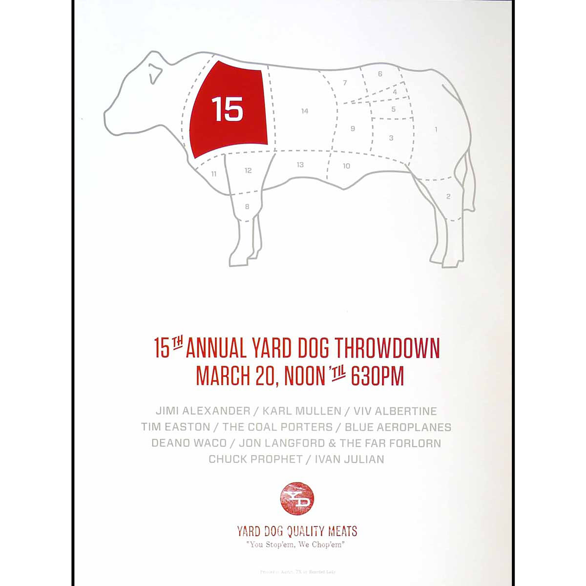 15th Annual Poster Yard Dog
