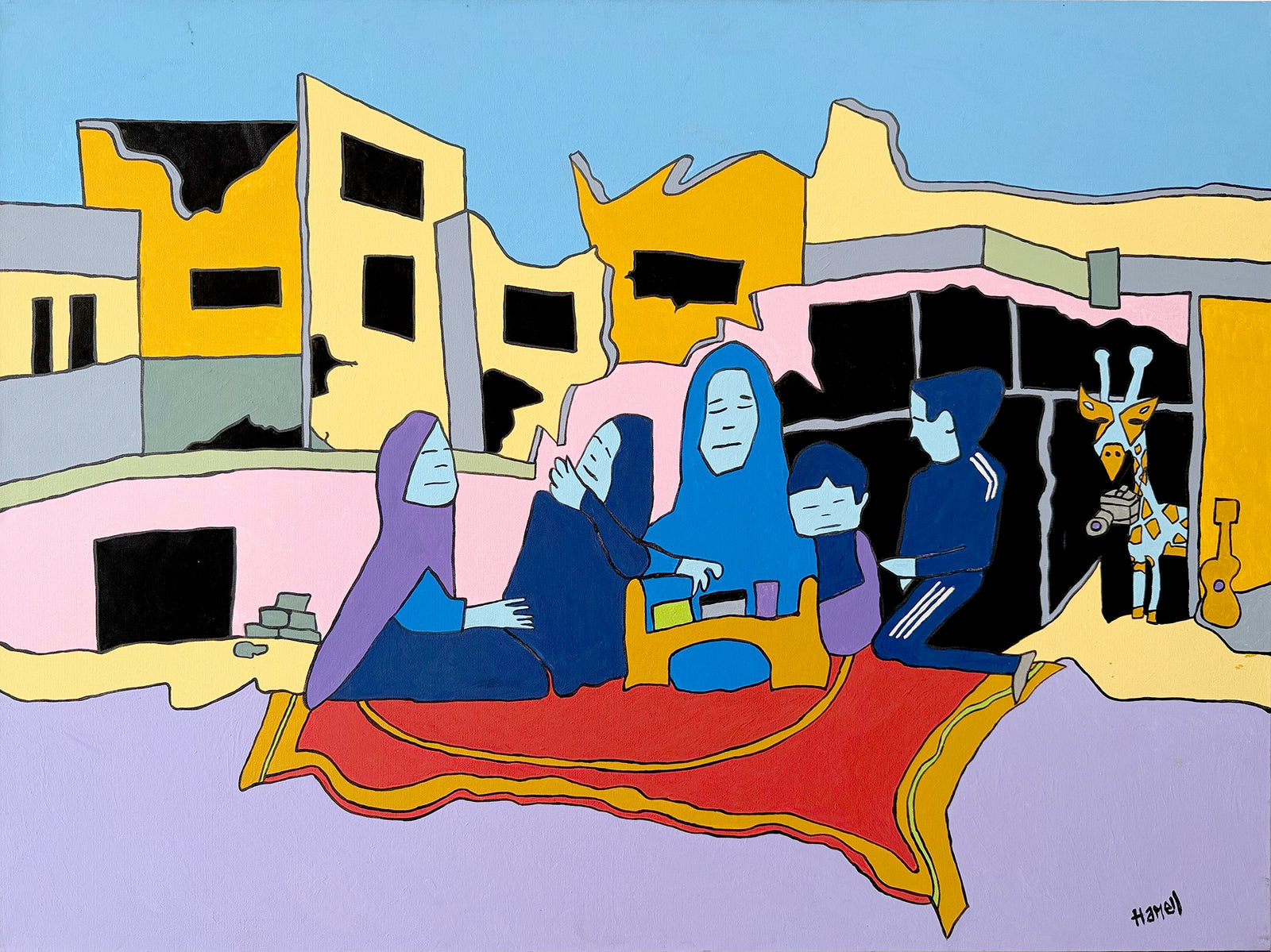 Photojournalist Giraffe Palestine Ed Hamell