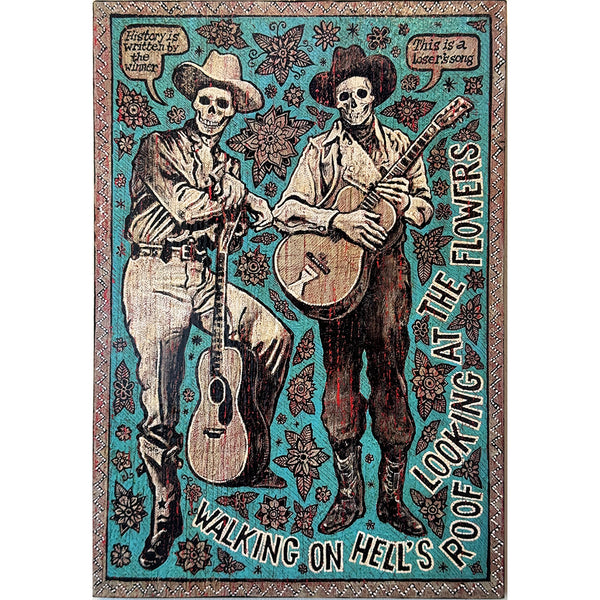 Walkin' On Hell's Roof, art by Jon Langford - Yard Dog Gallery
