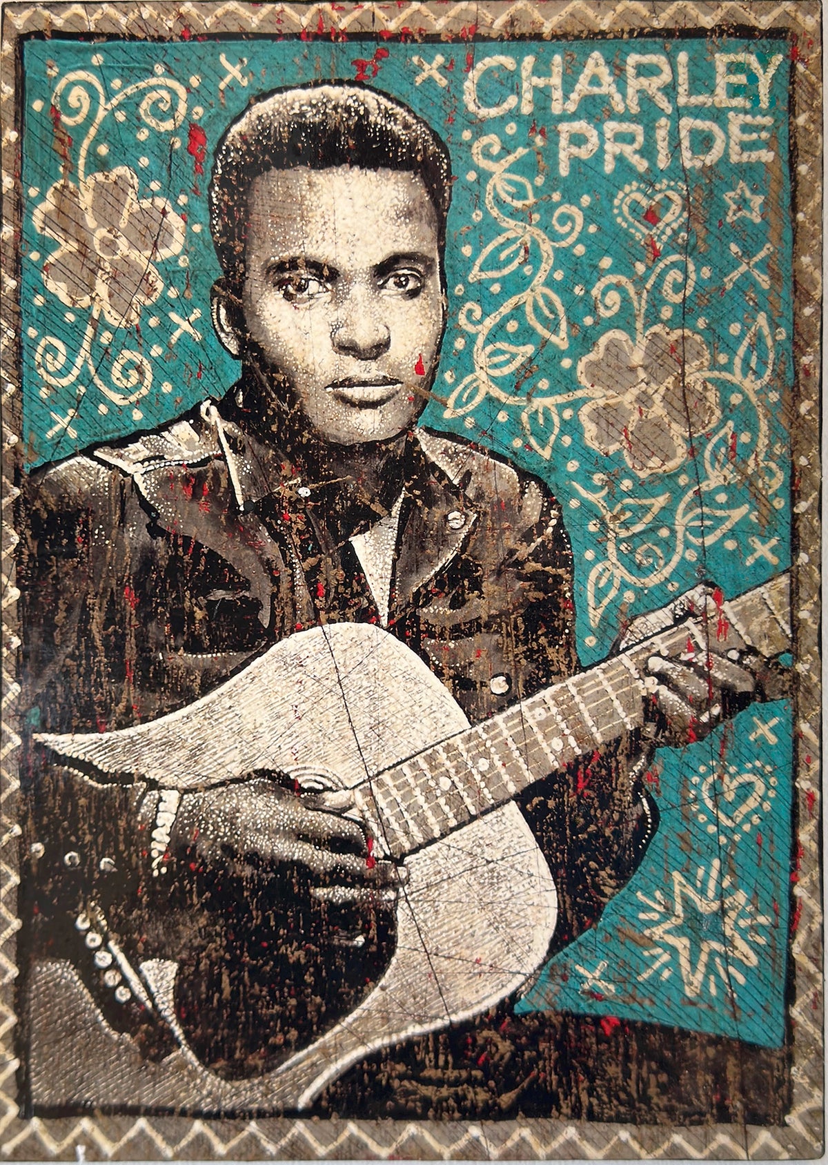 Charley Pride - print Jon Langford