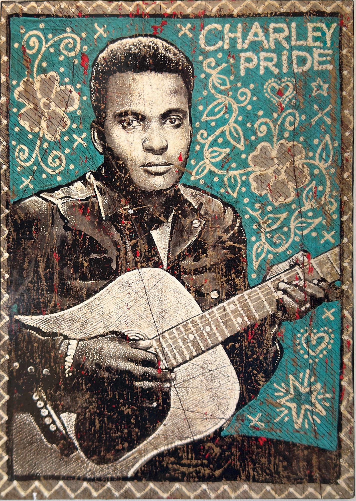 Charley Pride - print Jon Langford