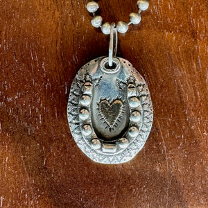 Silver 14K Heart Horseshoe Necklace Margaret Sullivan