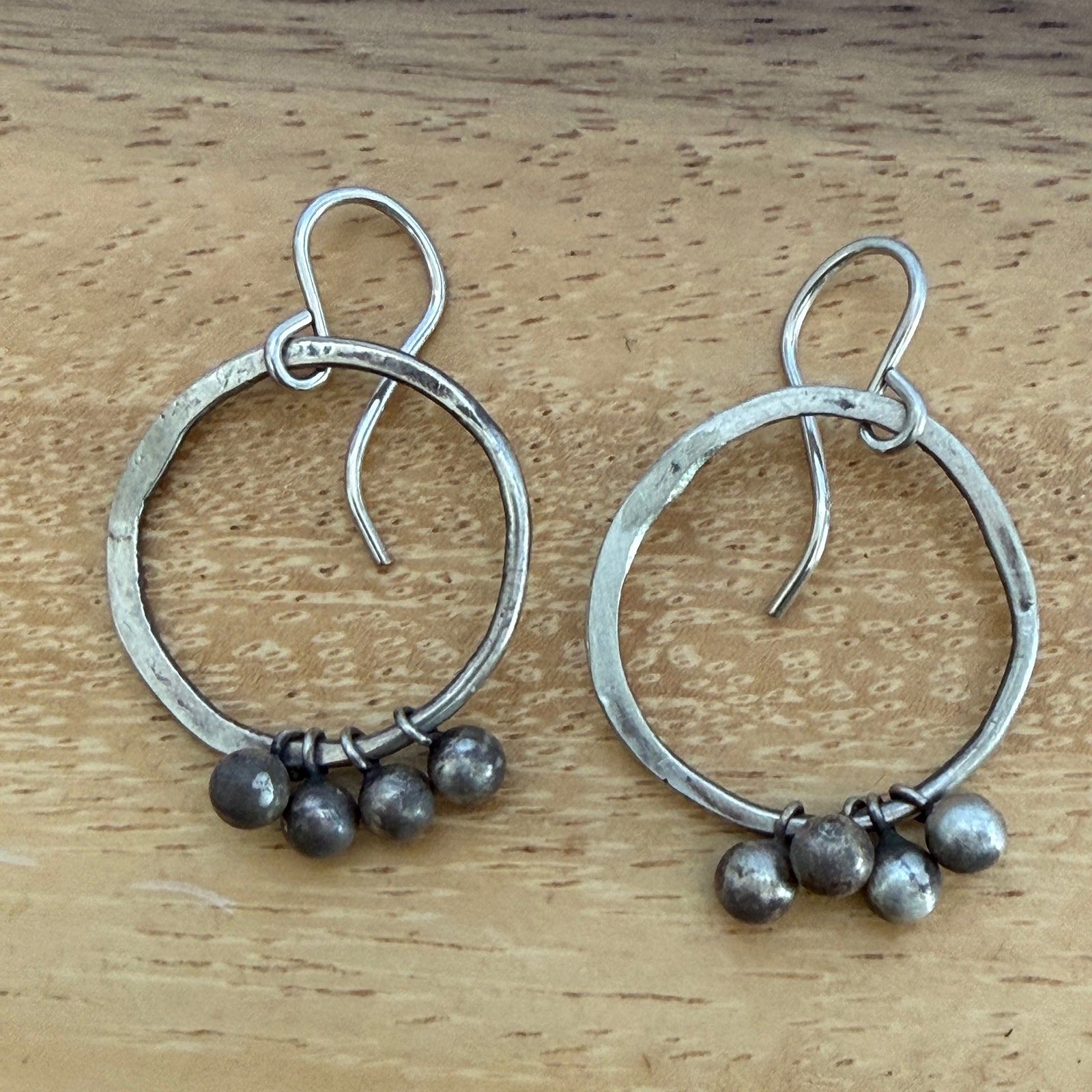 Ball Hoops Sterling Silver