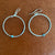 Skinny Hoop w/Turquoise Earrings Margaret Sullivan