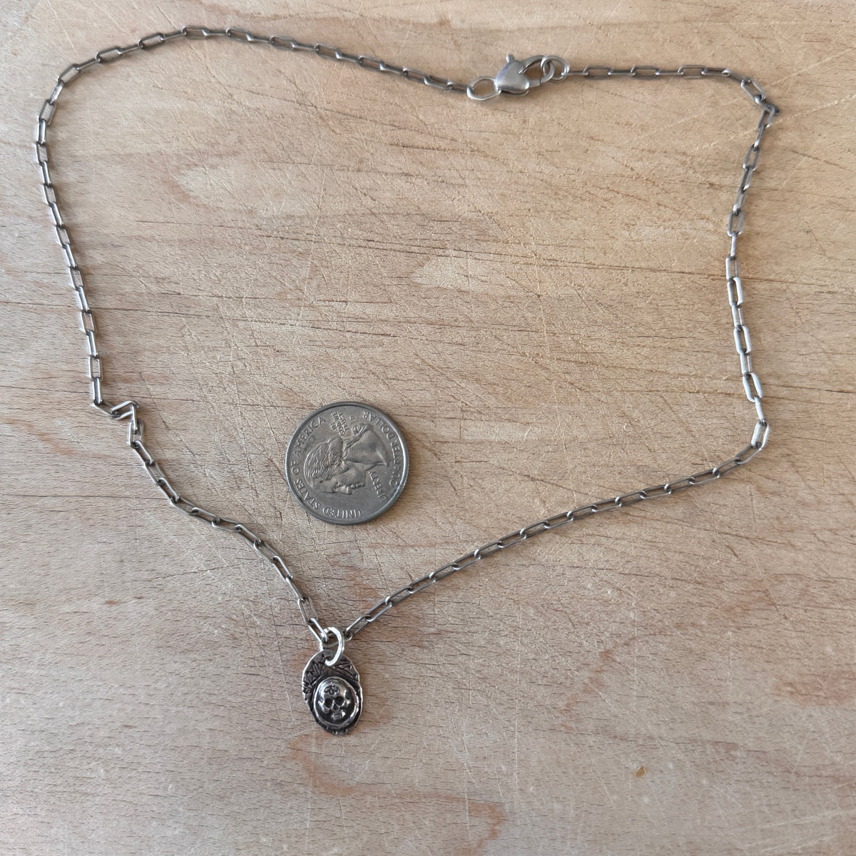 Tiny Skull Necklace Margaret Sullivan