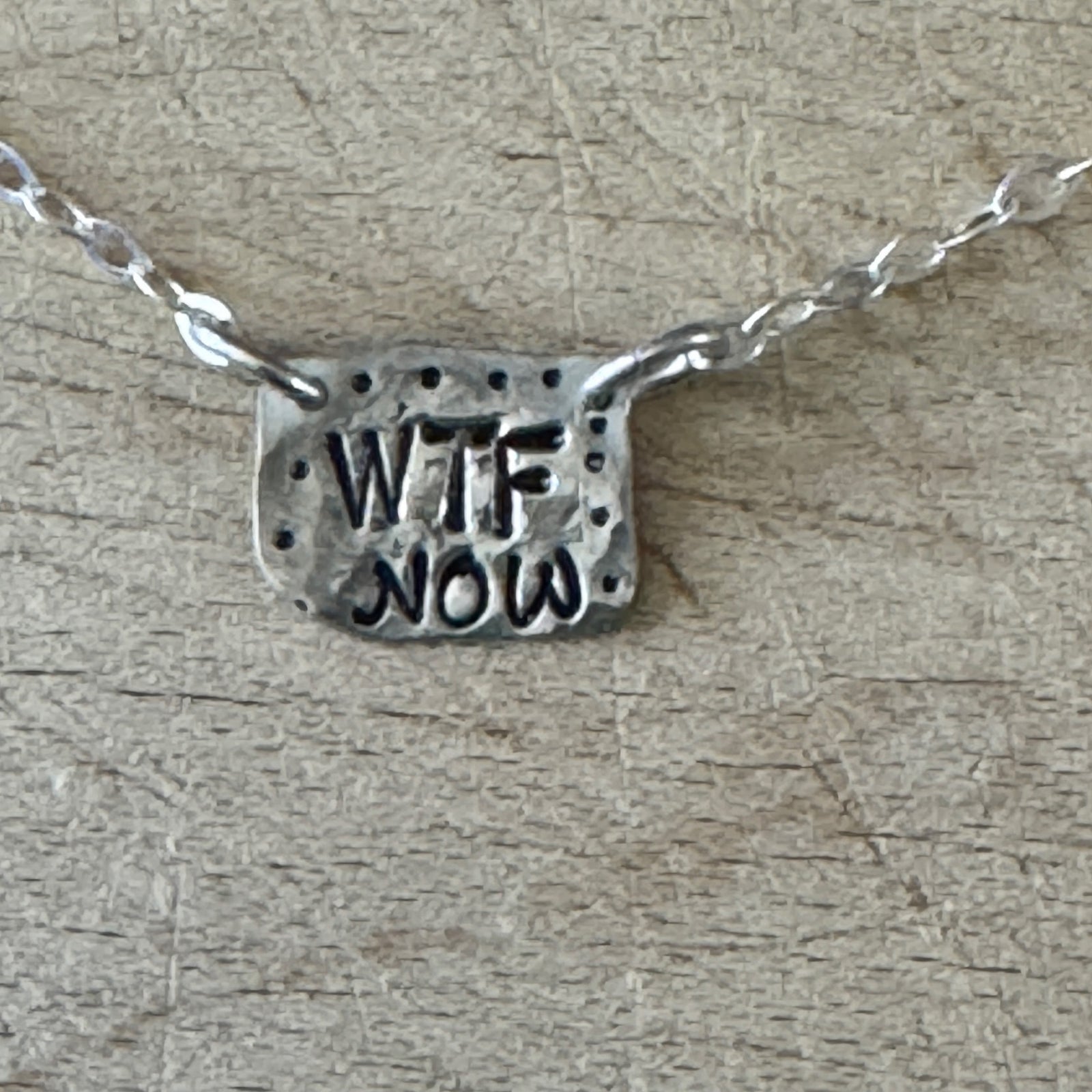 WTF Now Necklace Margaret Sullivan