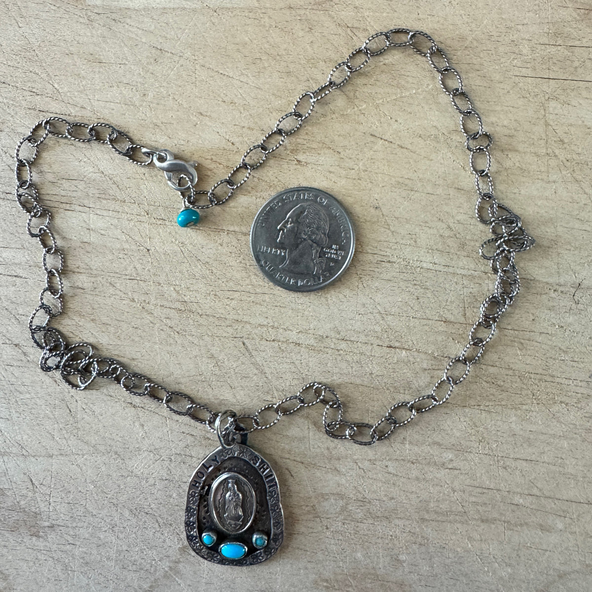 Holy Shit w/ Turquoise Necklace Margaret Sullivan