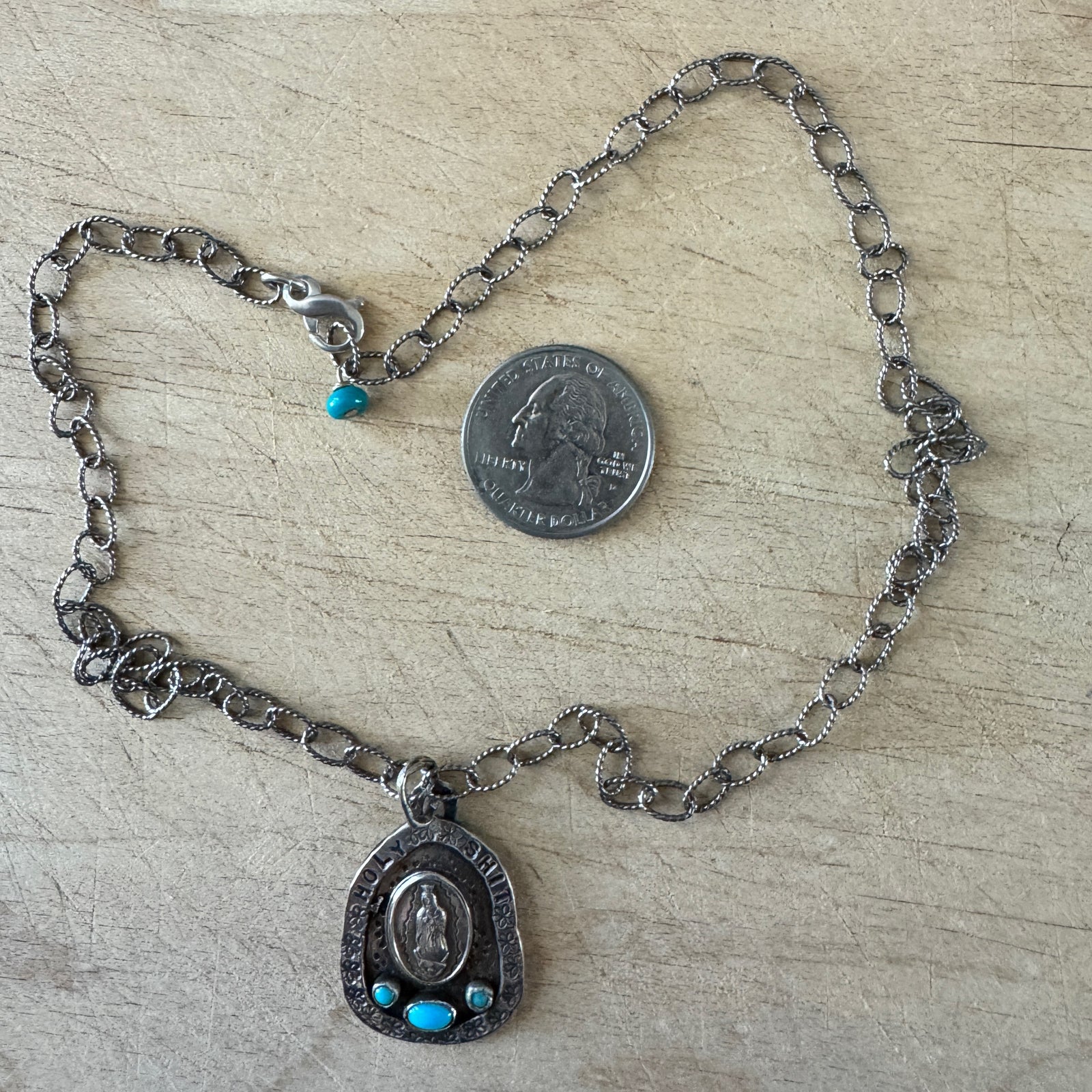 Holy Shit w/ Turquoise Necklace Margaret Sullivan