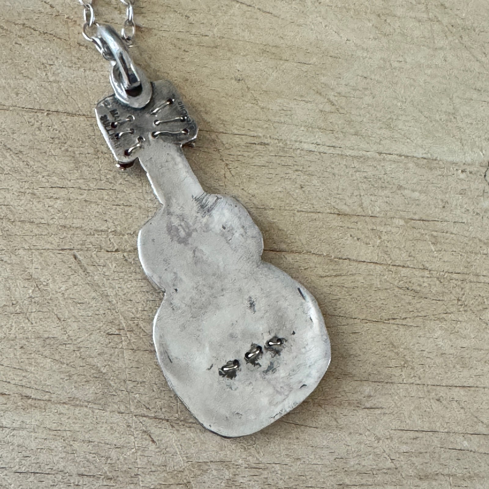 This Machine Kills Fascists Guitar Necklace Margaret Sullivan