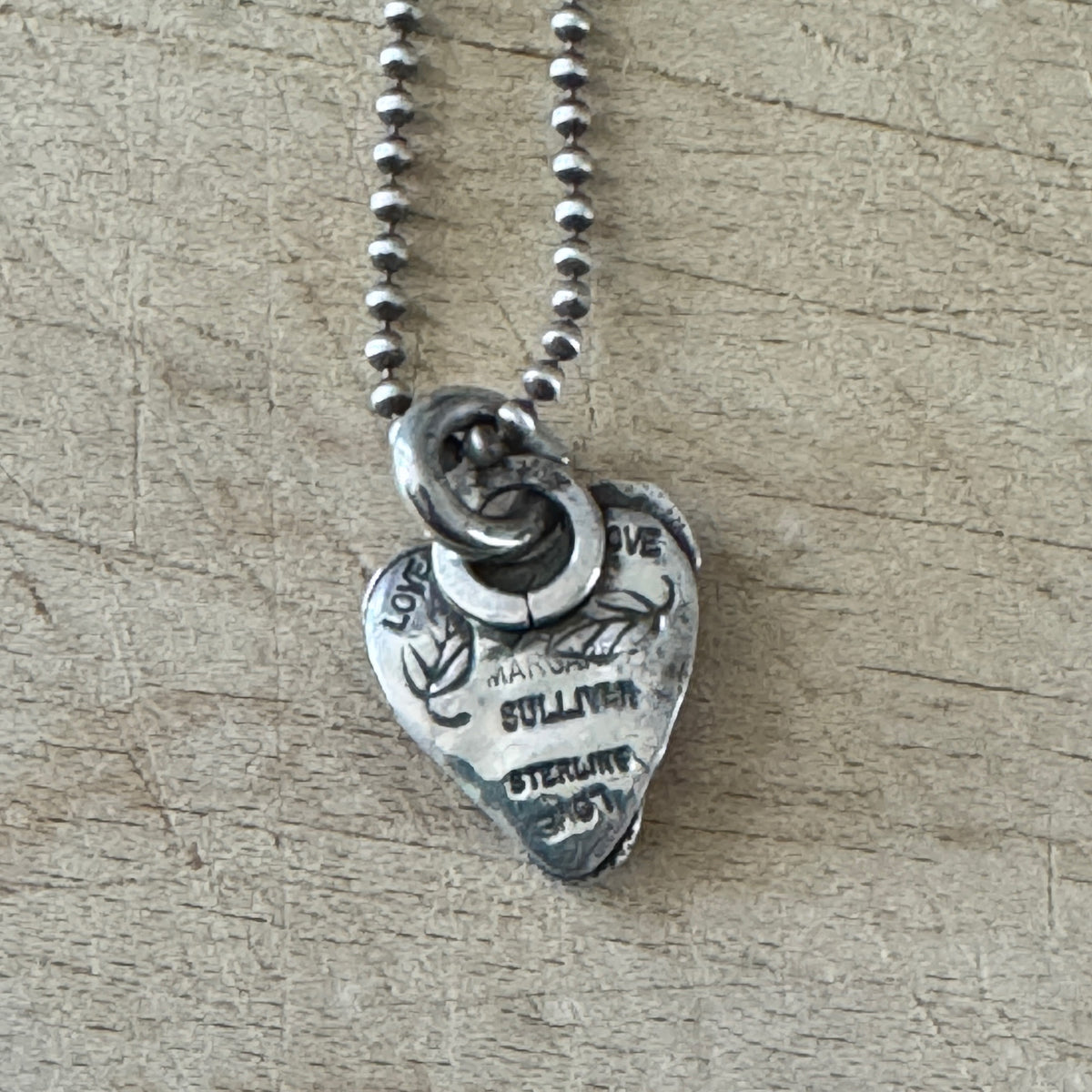 Small Crazy Heart Necklace Margaret Sullivan