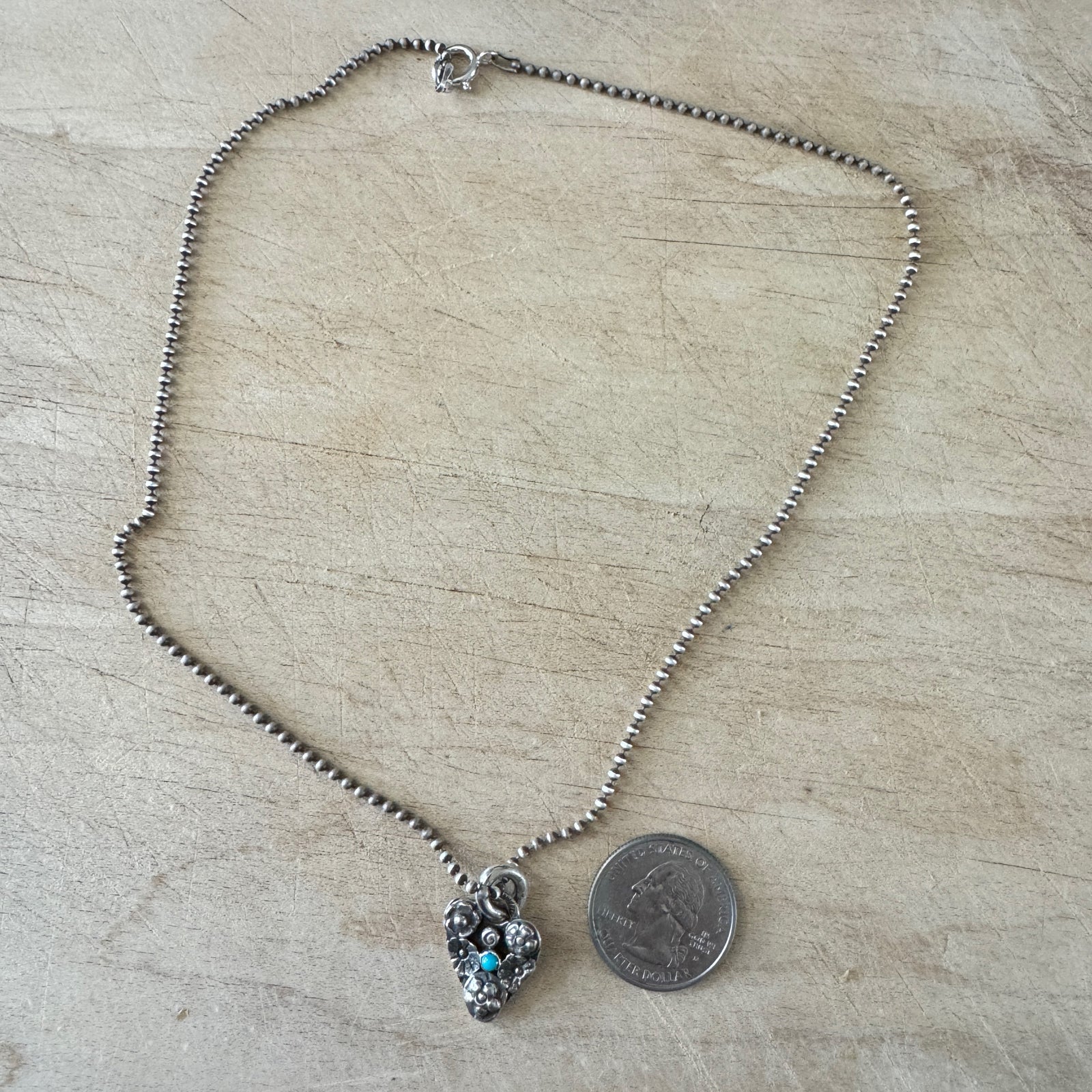 Small Crazy Heart Necklace Margaret Sullivan