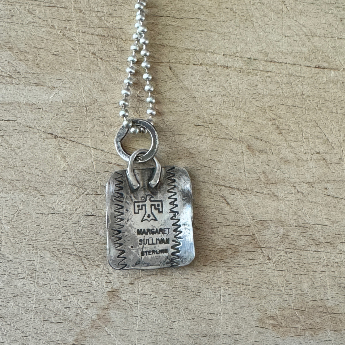 Square Skull Necklace Margaret Sullivan