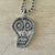 Large Chunky Skull Necklace Margaret Sullivan