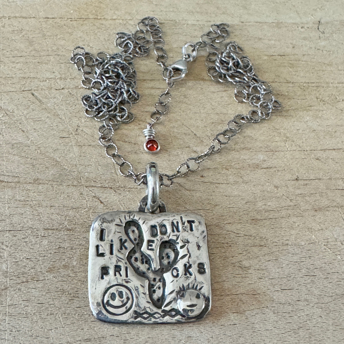I Don&#39;t Like Pricks Cactus Necklace Margaret Sullivan