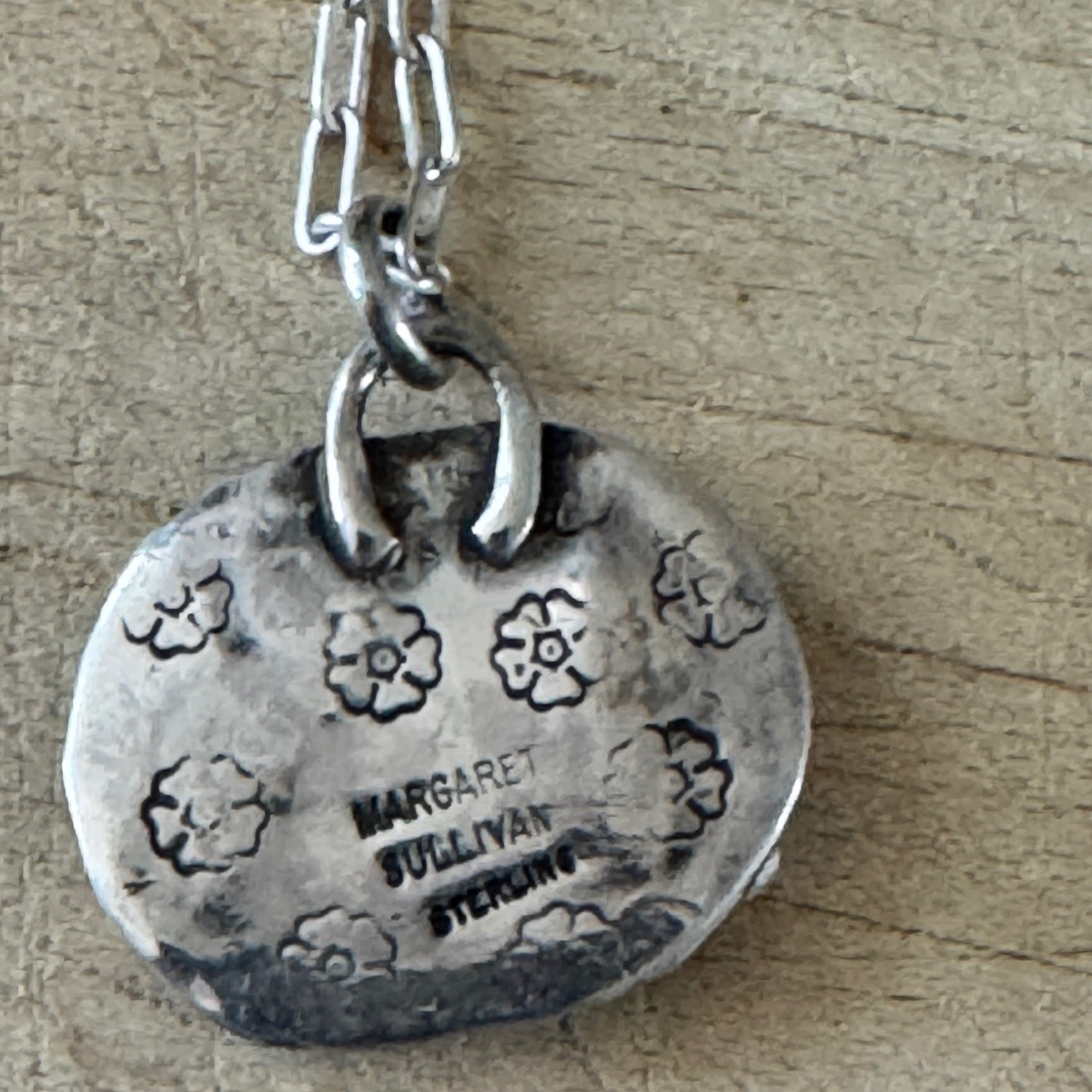 Silver & Bronze Bad Ass Turquoise Necklace Margaret Sullivan