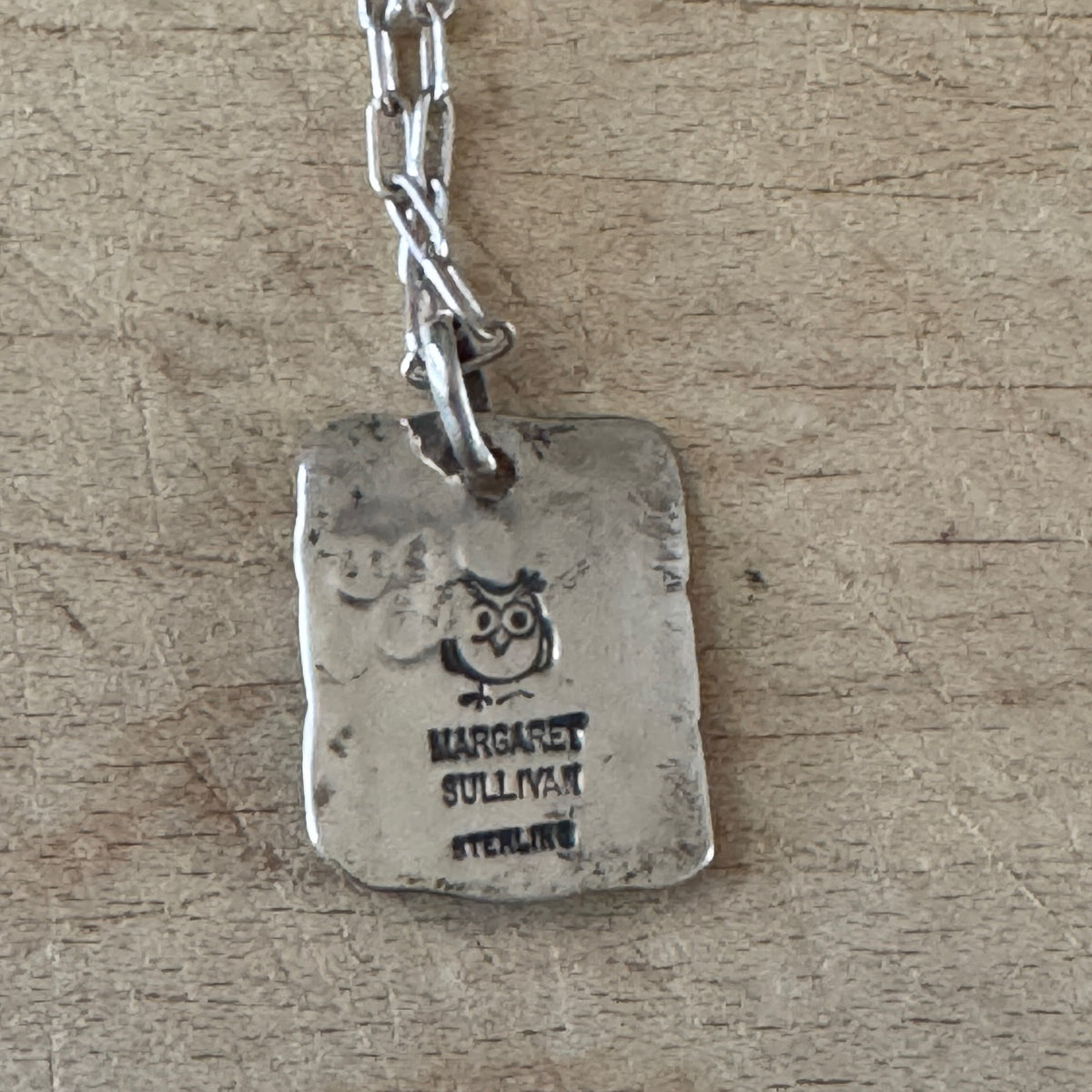 Silver Bad Ass Necklace Margaret Sullivan