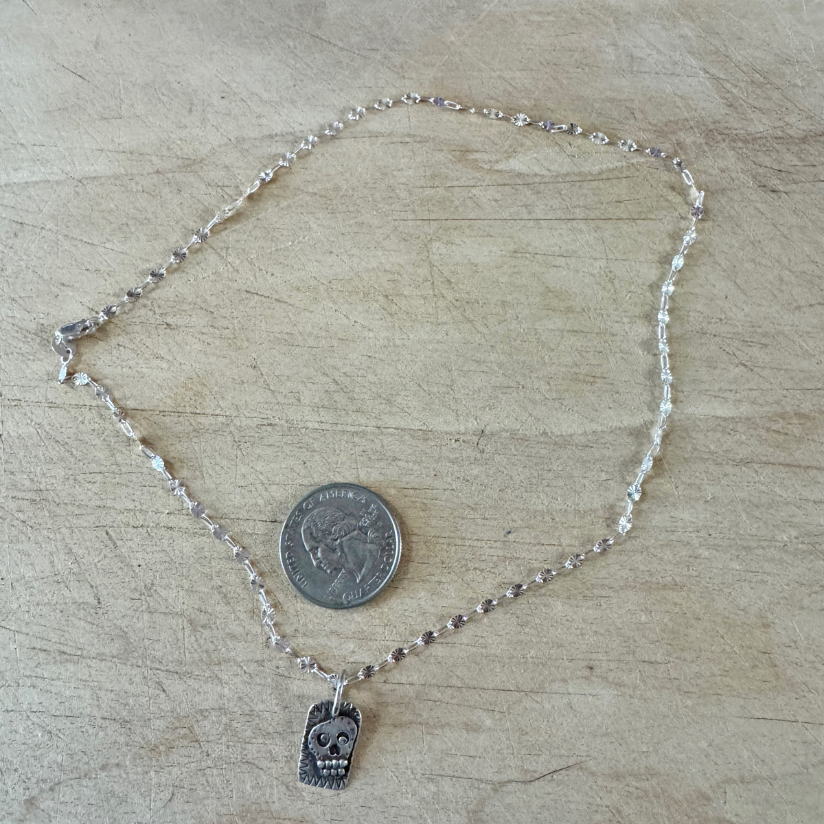 Tiny Skull Necklace Margaret Sullivan