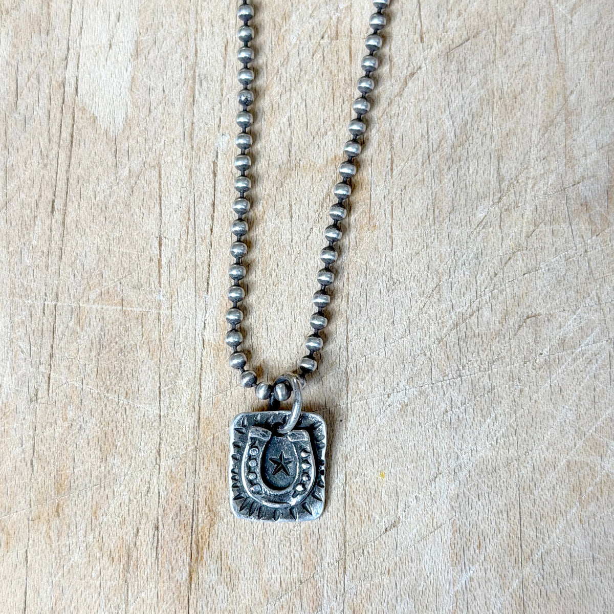 Tiny Silver Horseshoe Necklace Margaret Sullivan