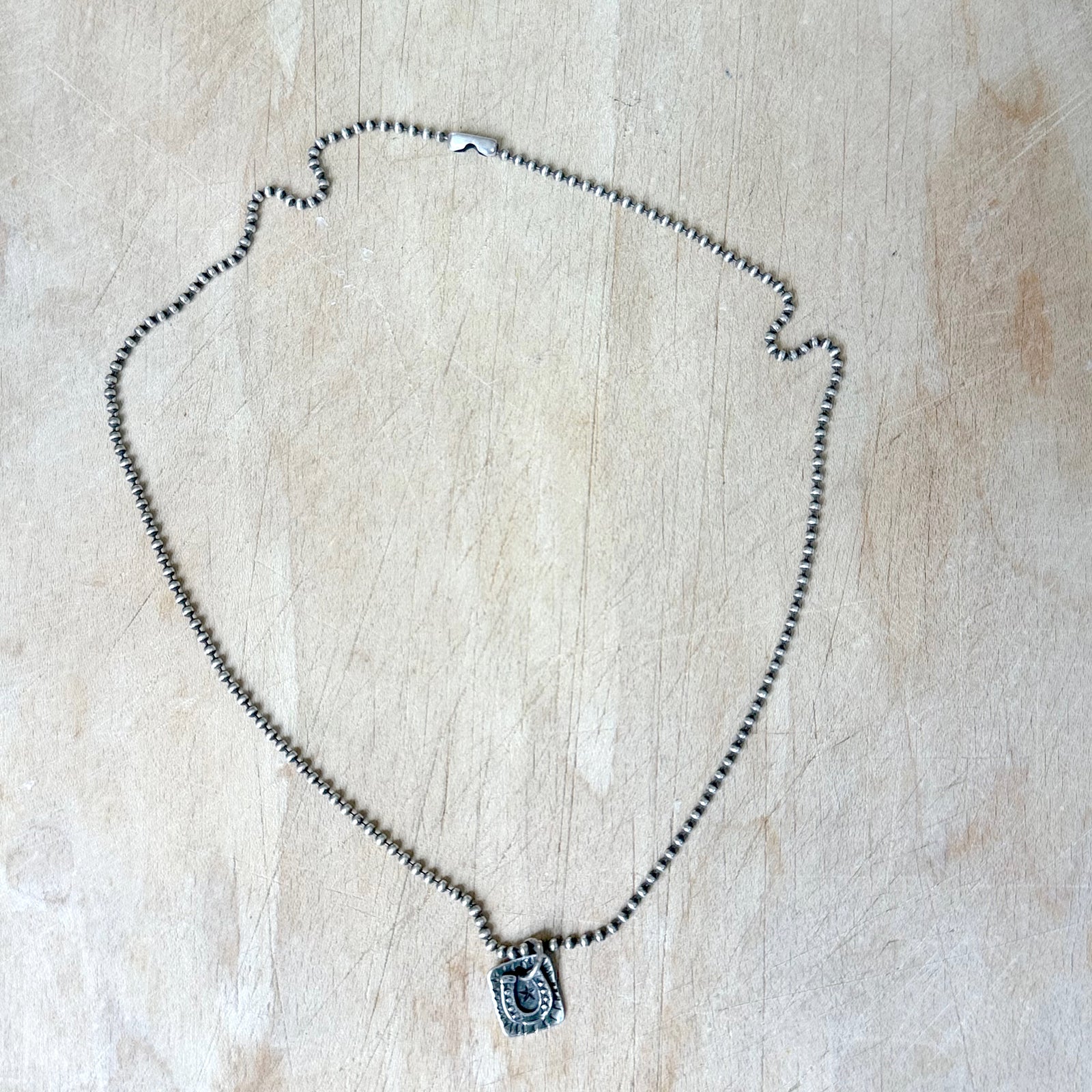 Tiny Silver Horseshoe Necklace Margaret Sullivan