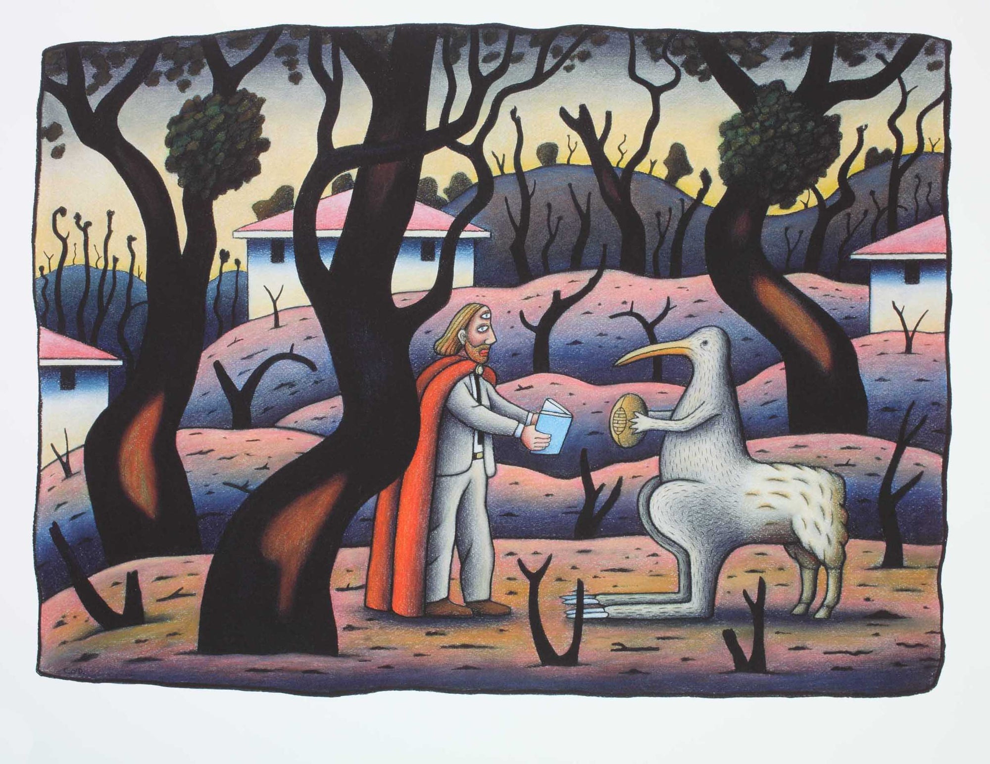 Reading A Book After The Fire Reg Mombassa