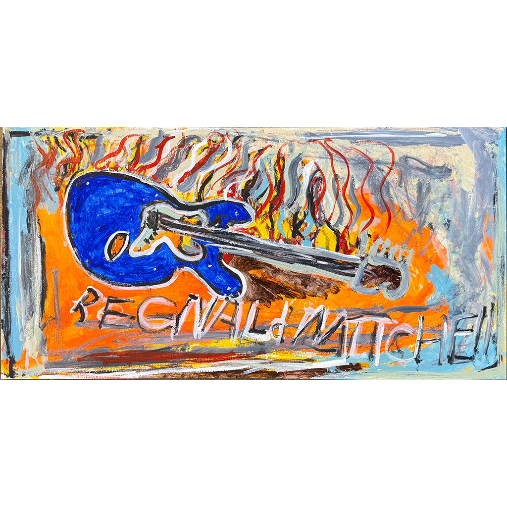 Blue Guitar Reginald Mitchell