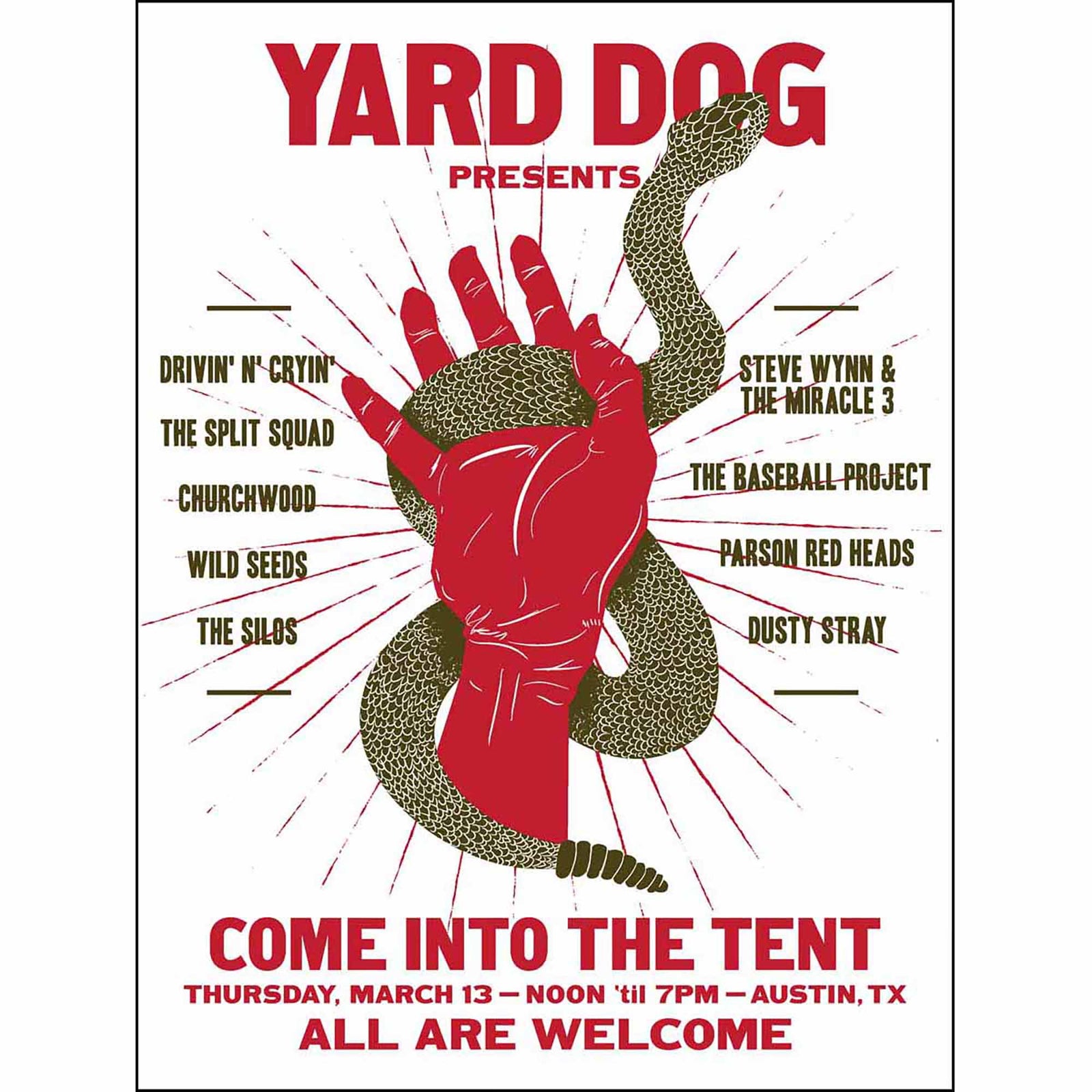 Snake Poster 2014 Yard Dog