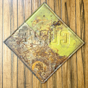Curve - Vintage Metal Road Sign Yard Dog Gallery