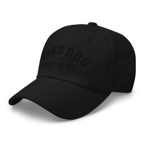 Yard Dog Embroidered Hat - Black On Black Yard Dog