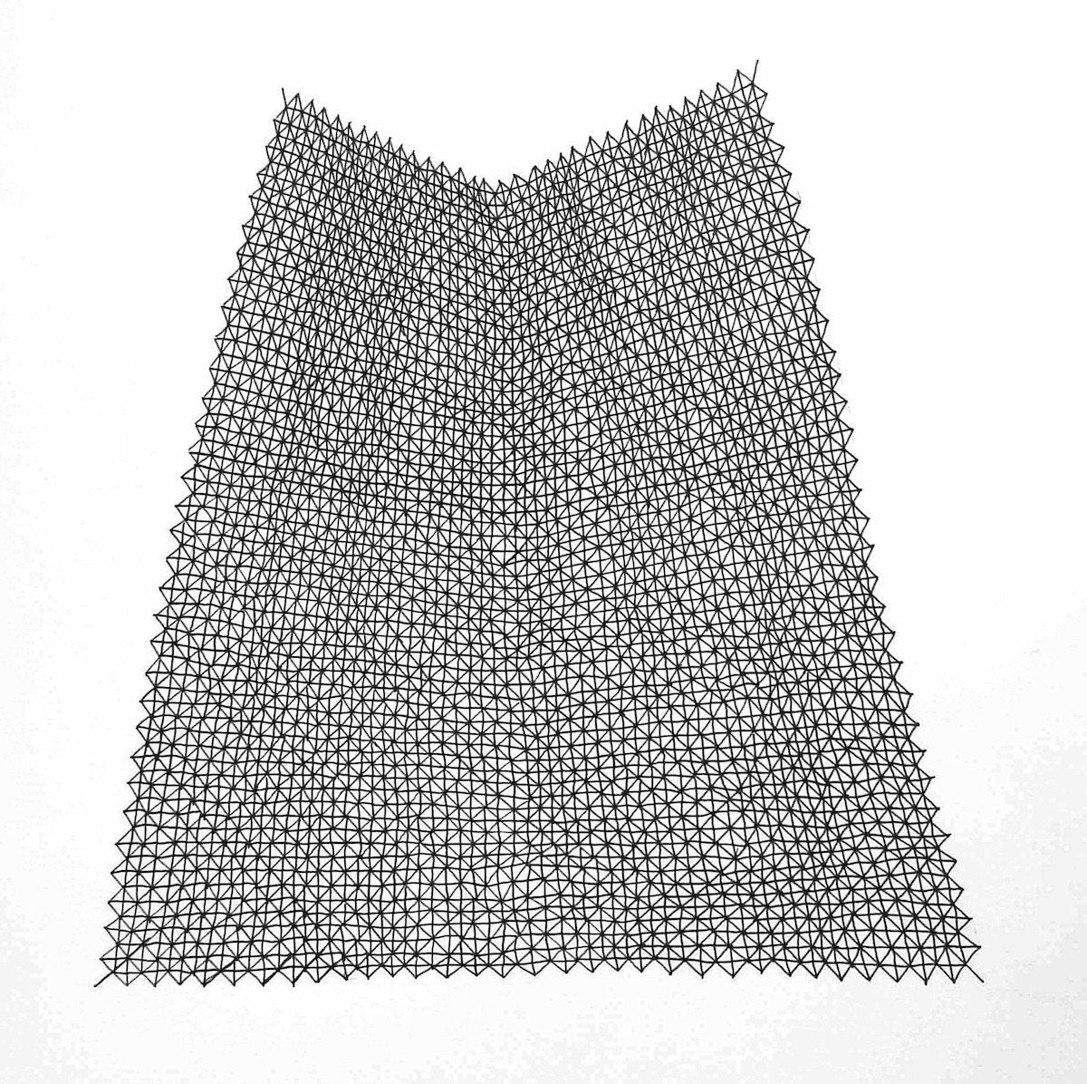 Septagon With 4 Stellations 8,064 triangles Fran Holland