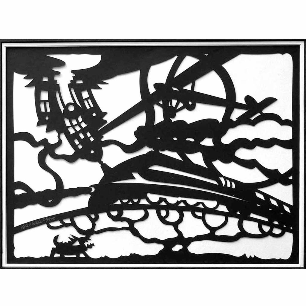Untitled (Train, Plane, Dog) Don Gruber