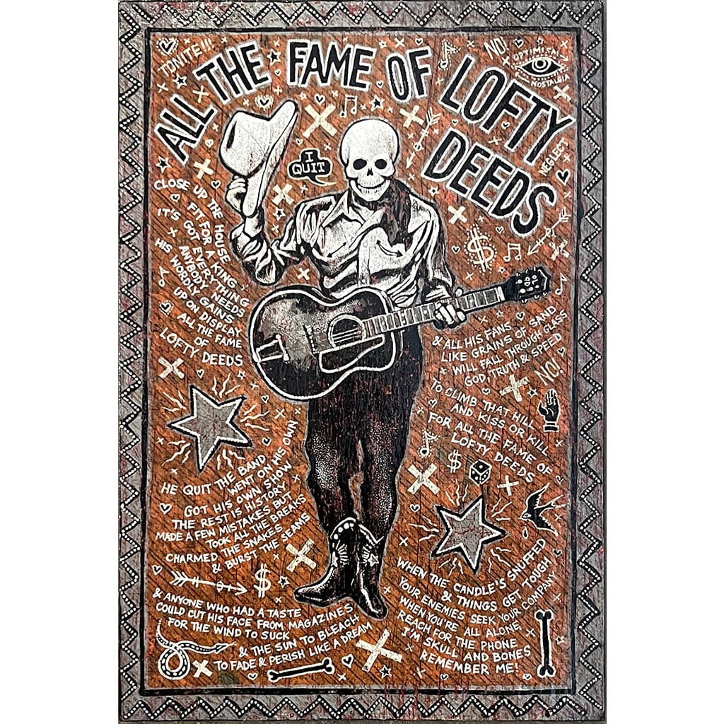 All The Fame Of Lofty Deeds- Large Print Jon Langford