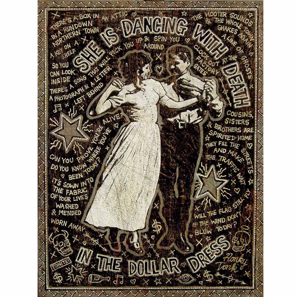 She Is Dancing With Death In The Dollar Dress Jon Langford